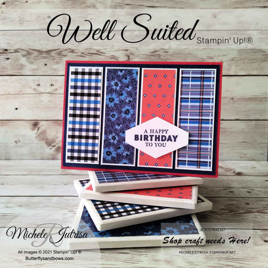 Well Suited Designer Series paper by Stampin' Up!