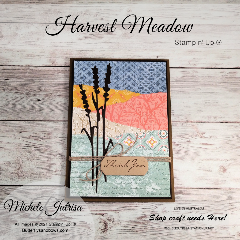 Harvest Meadow Suite By Stampin' Up!®2021 July December mini Catalogue