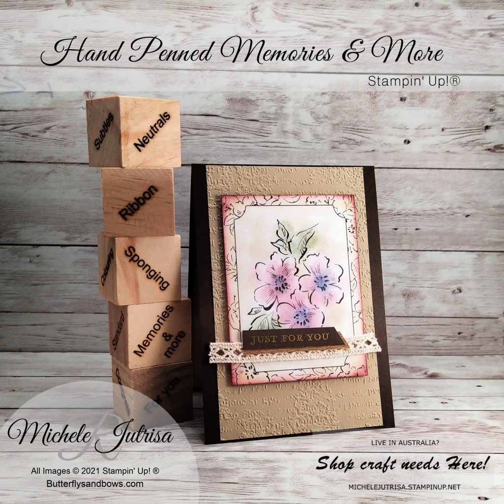 Hand Penned Memories and More Cards by Stampin' Up1
